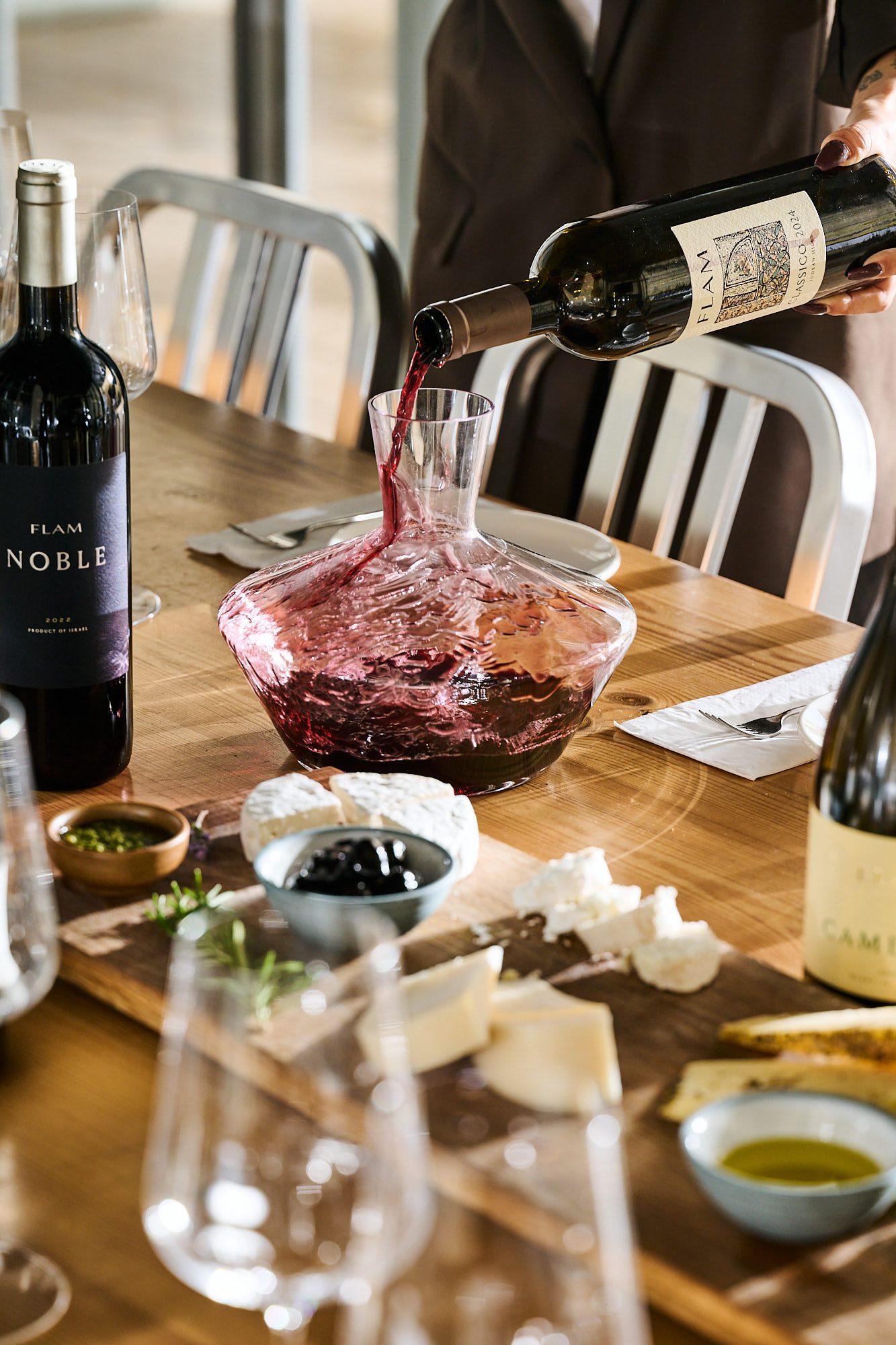 Guided wine tasting